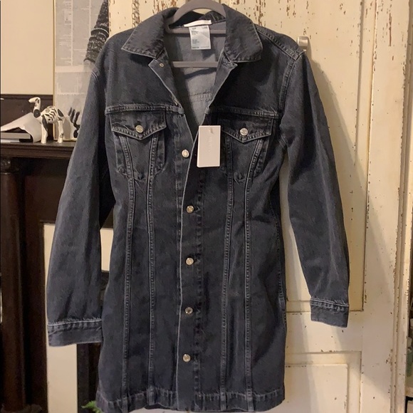 Helmut Lang Trucker Denim Dress - Picture 2 of 4